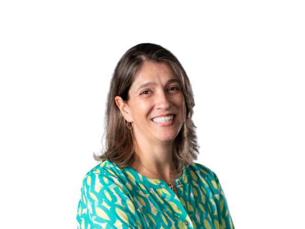 a person smiling at camera