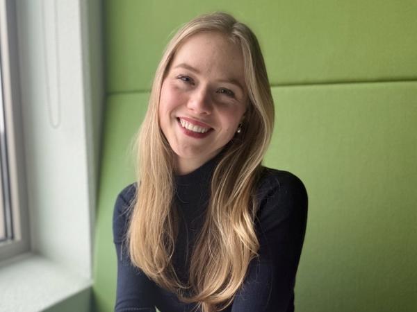 a person sitting at a table