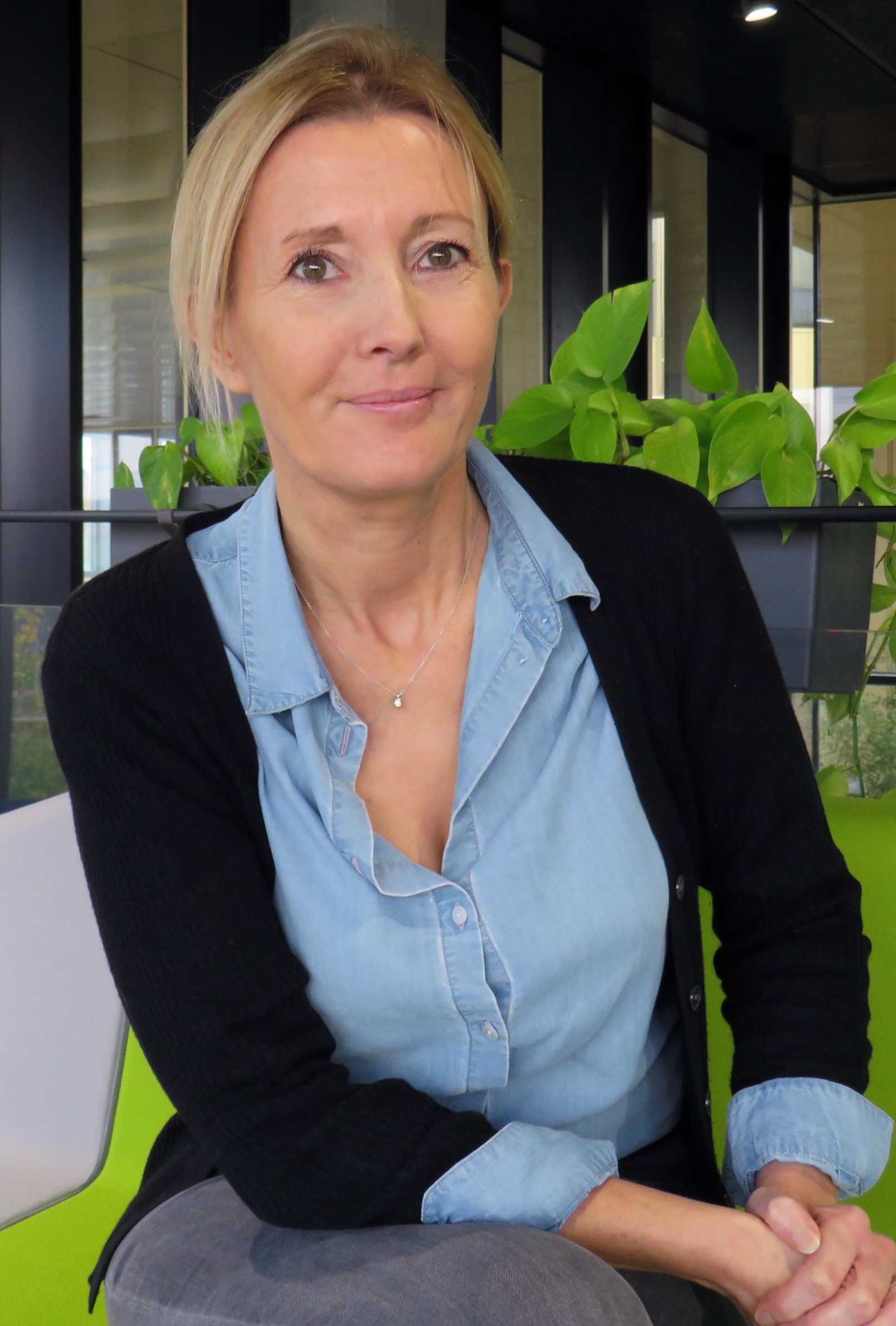 a person sitting in a chair