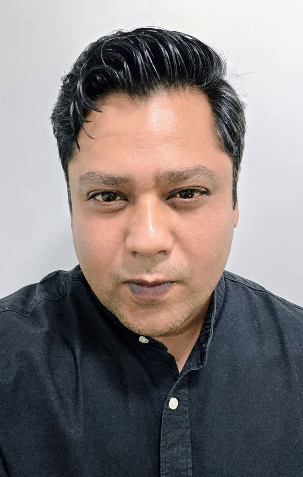 a person taking a selfie