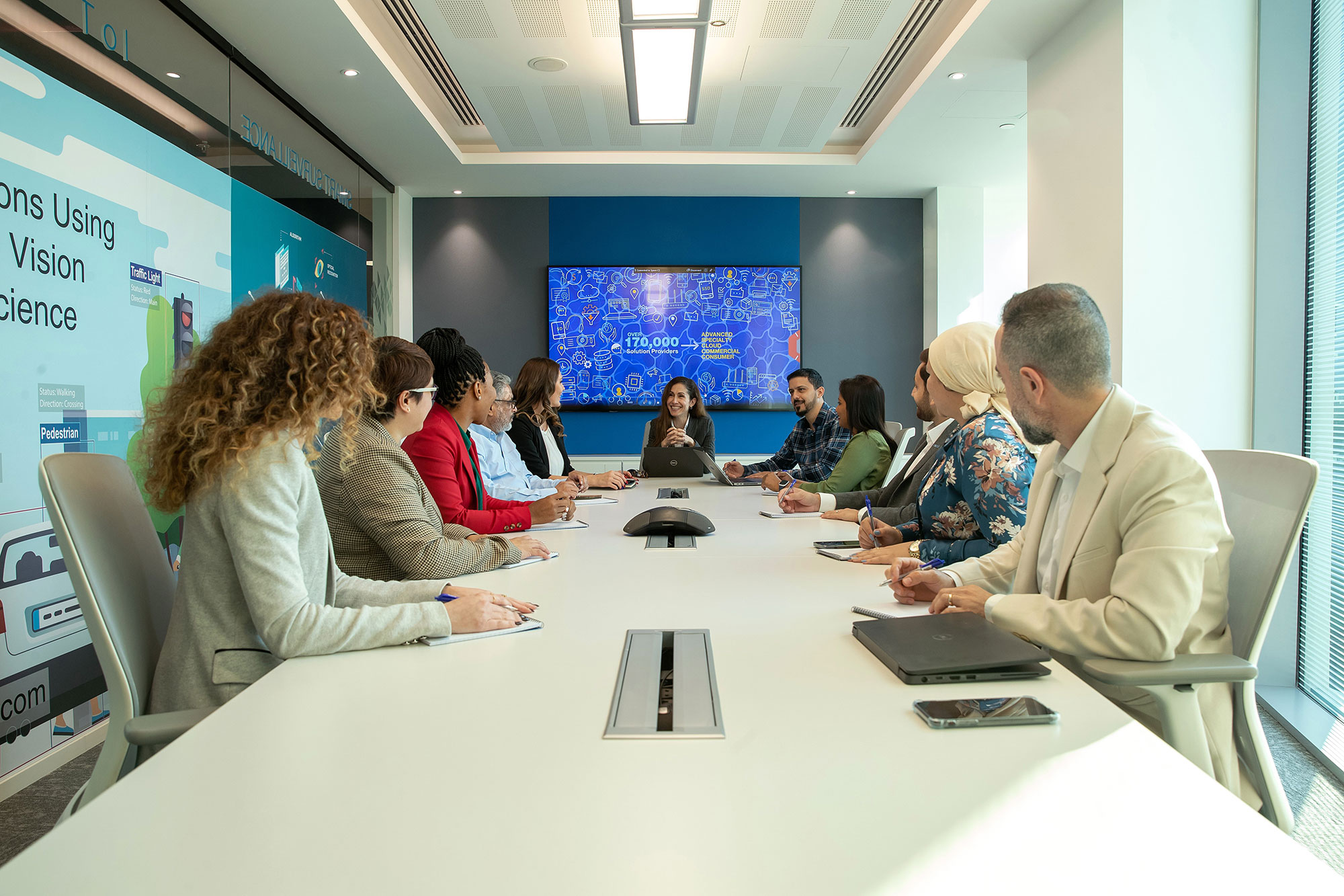 Team Meeting In Room