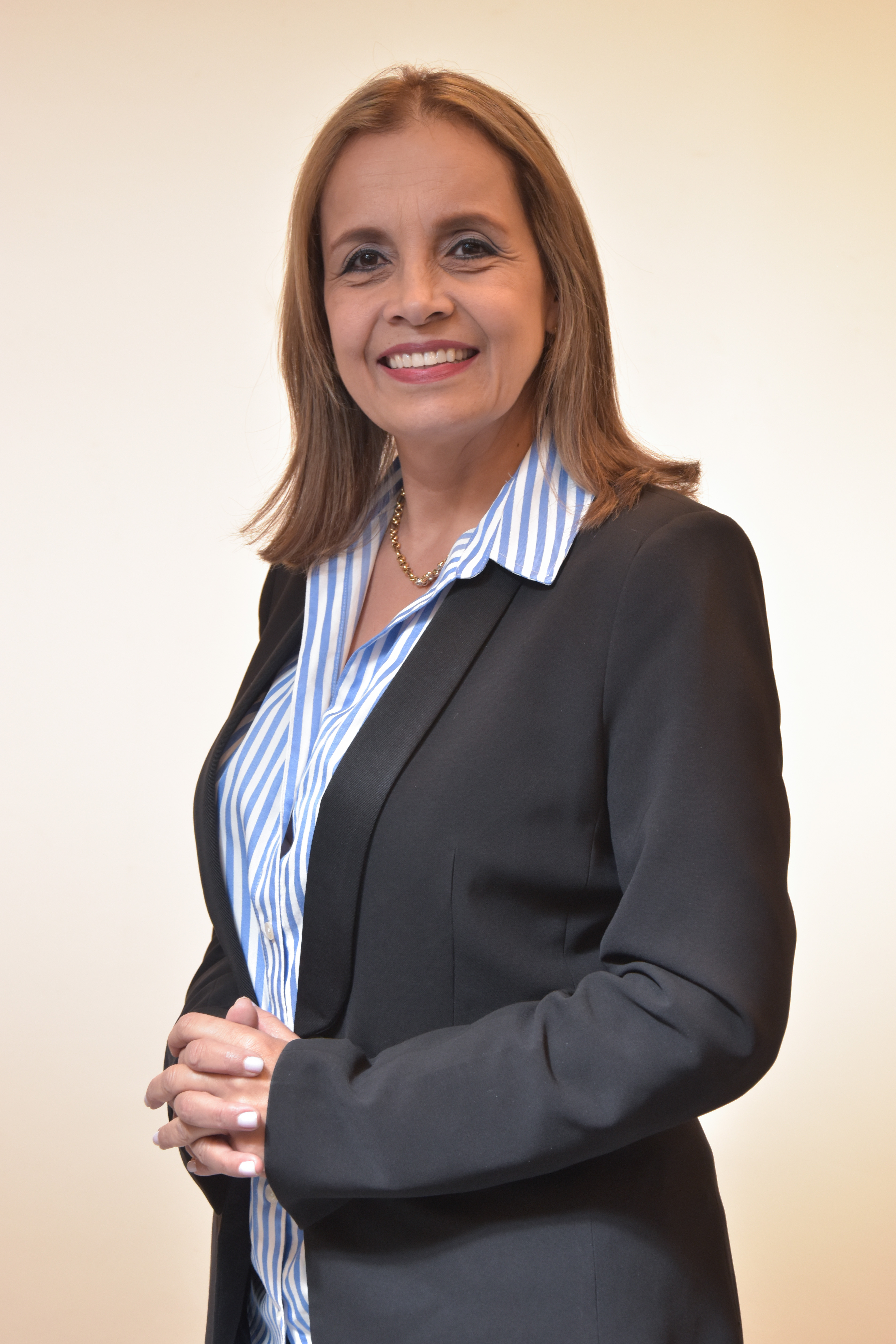 a person smiling at camera