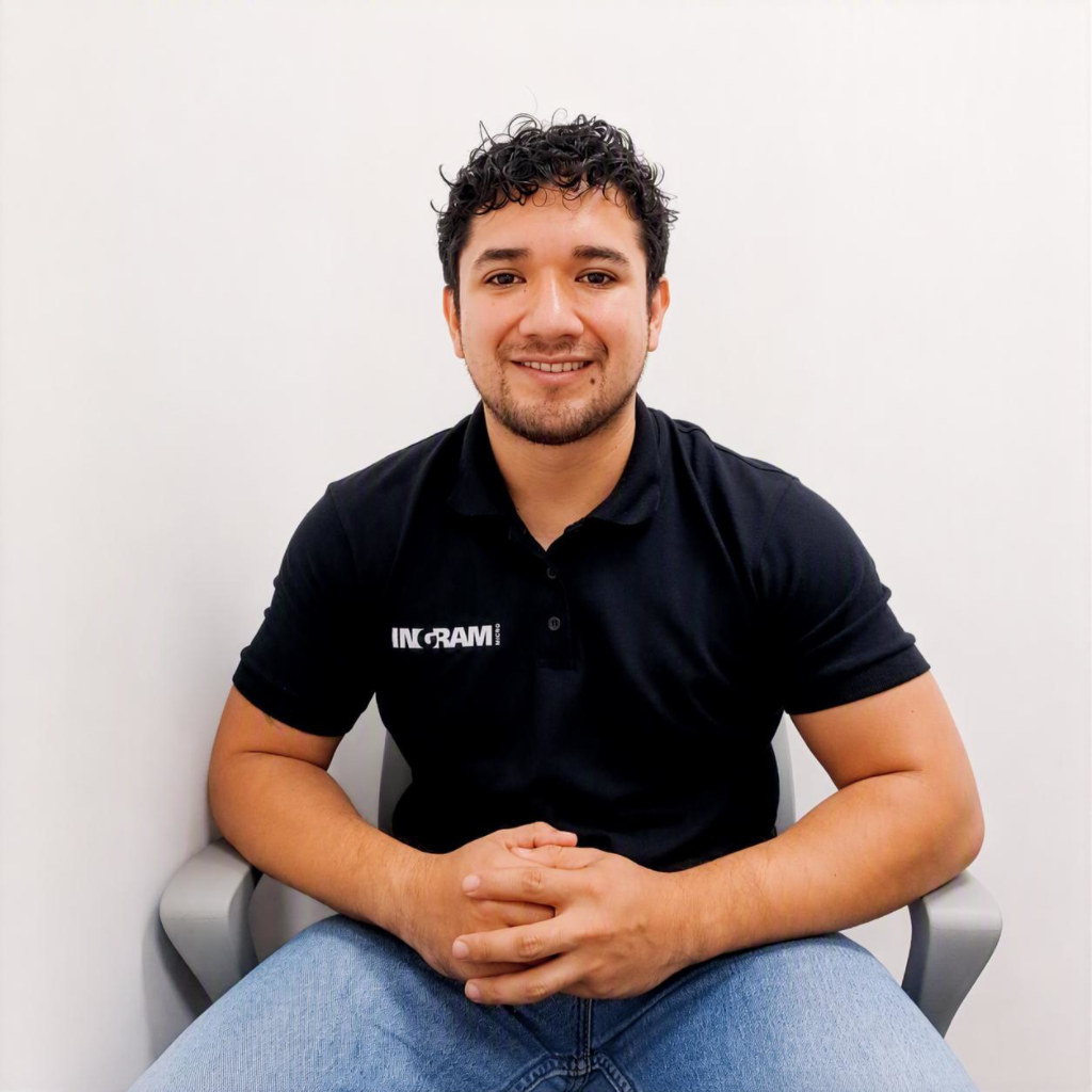 a person sitting in a chair