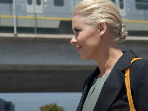 a person looking away from the camera