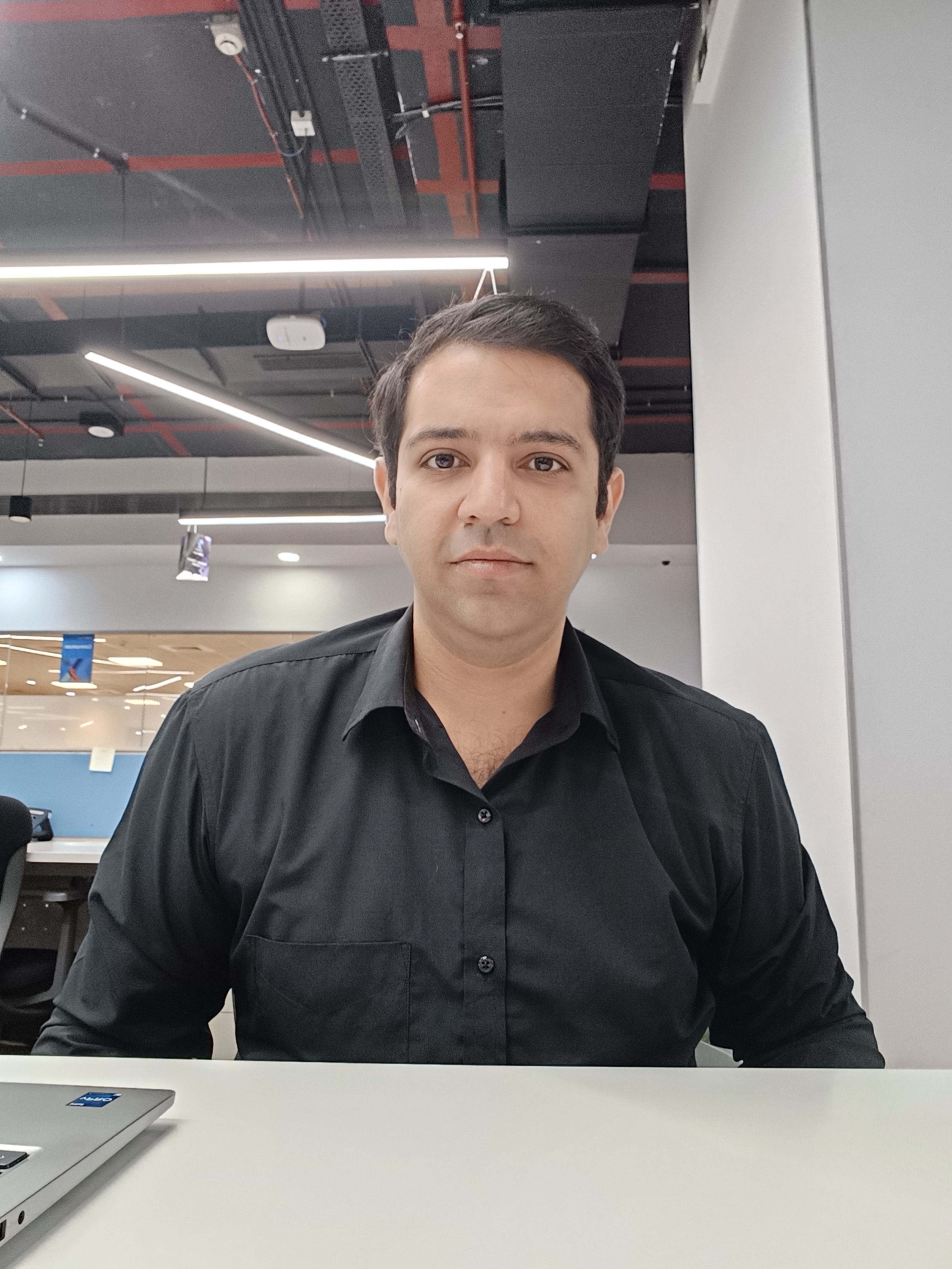 a person sitting at a desk