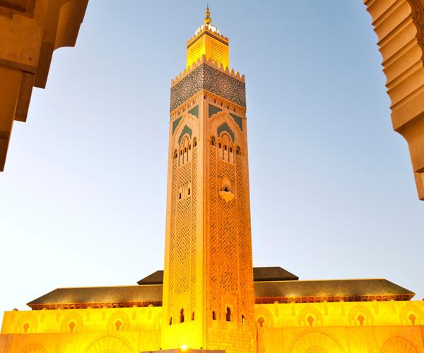 a large building with a tall tower