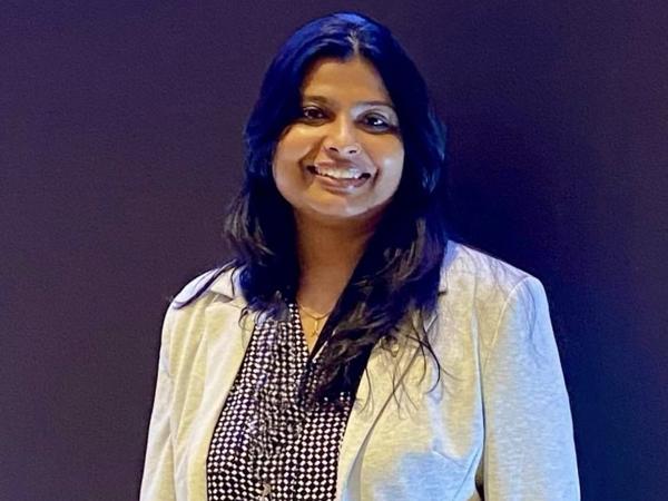 a person smiling at camera