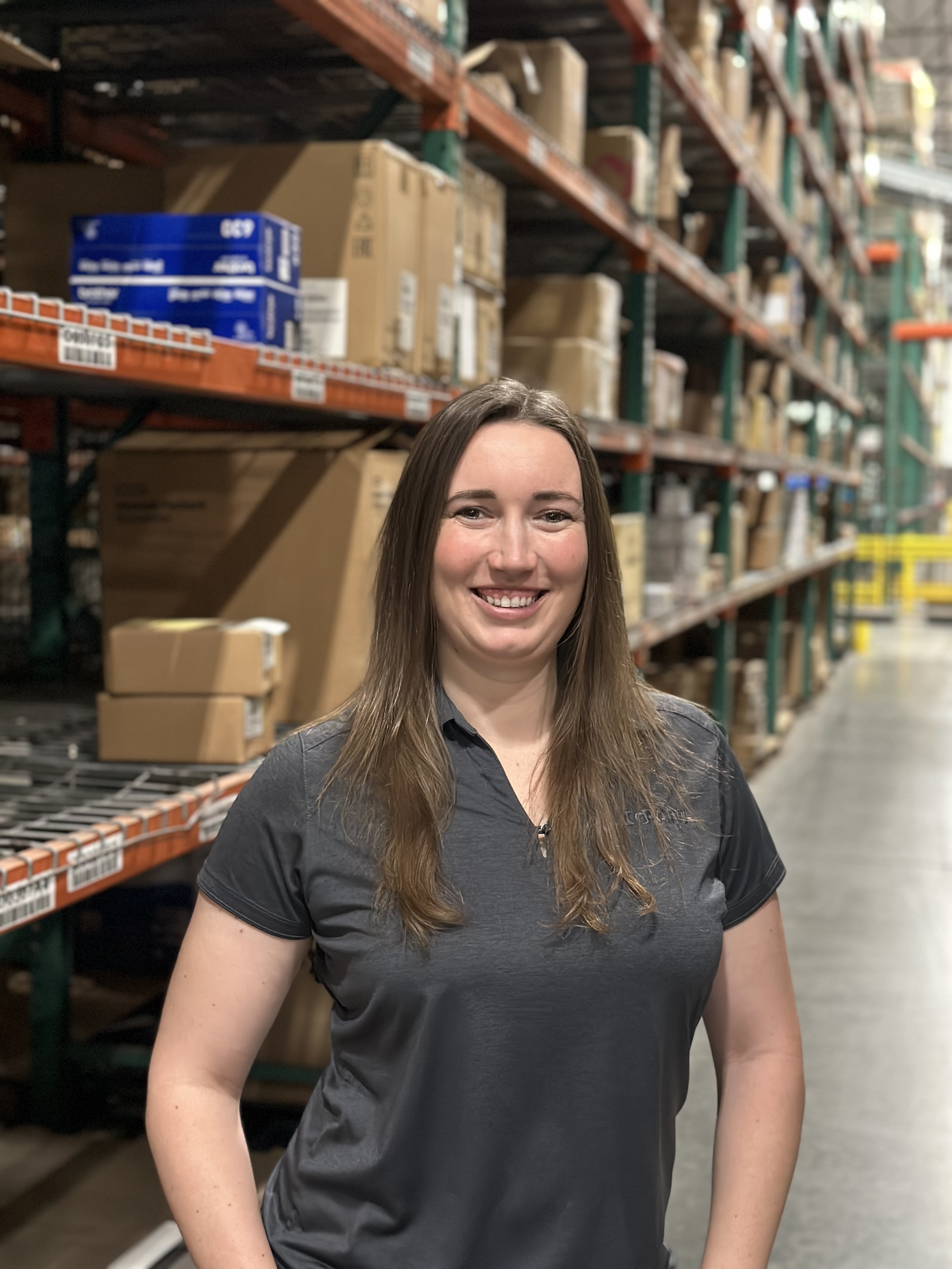 a person smiling at camera