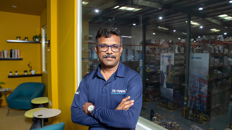 Male Associate In The Warehouse