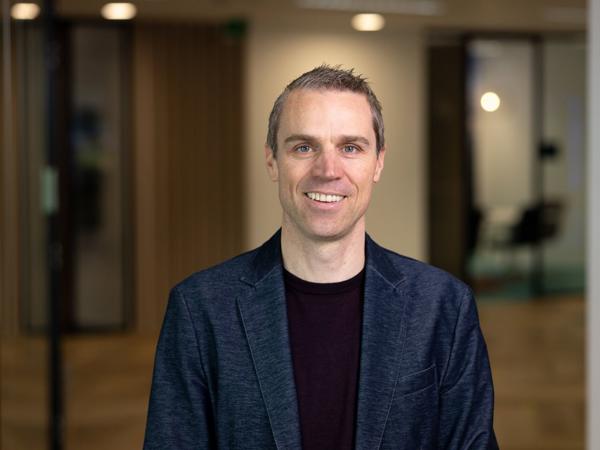 a person smiling at camera