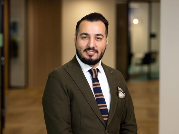 a person in a suit and tie
